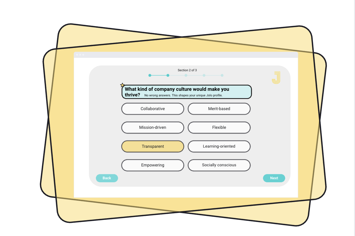 Jolo onboarding screen